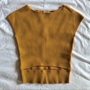 ARITZIA Wilfred Cut Out Knit Top